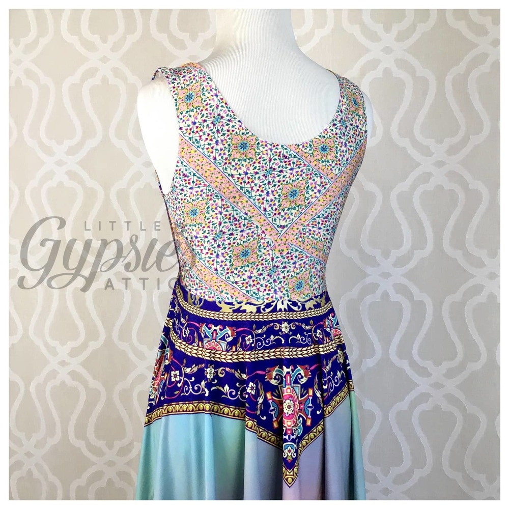 Antique Rainbow Unicorn Maxi Dress - Picture 10 of 16